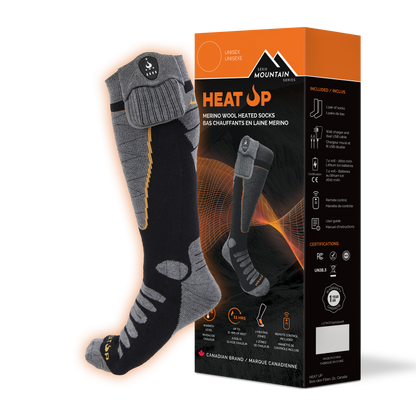 Merino Wool+ Heated Socks – Midweight