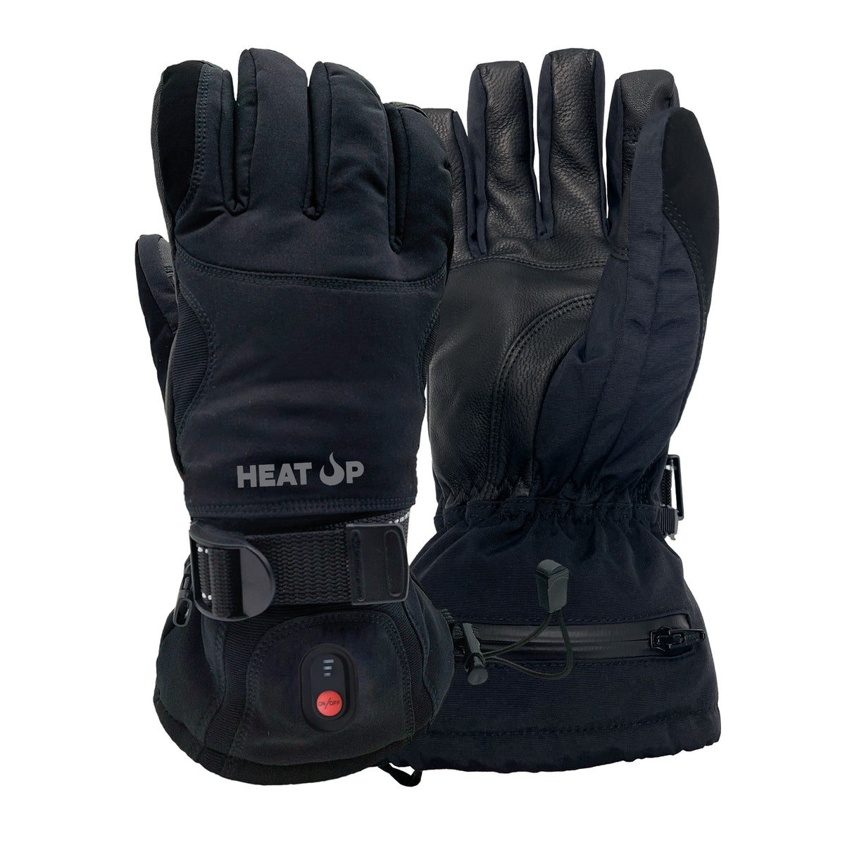 Heated Gloves - MOUNTAIN series - Unisex top/palm view