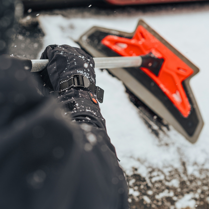 Heated Gloves - MOUNTAIN series - Unisex wear holding snow outside