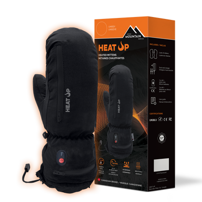 Heated Mittens - MOUNTAIN series - Unisex packaging