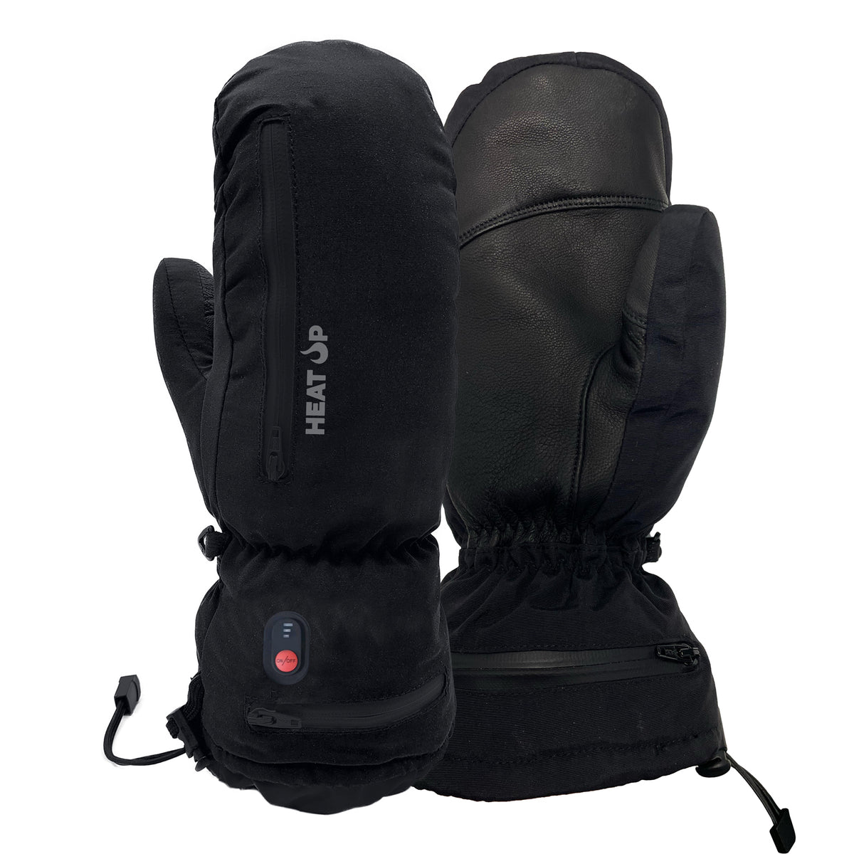 Heated Mittens - MOUNTAIN series - Unisex top /palm views