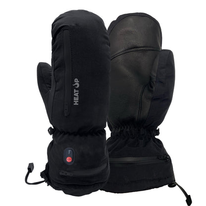 Heated Mittens - MOUNTAIN series - Unisex top /palm views