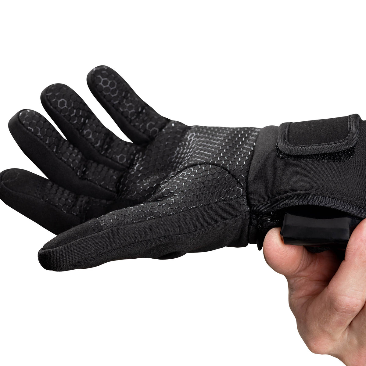 Heatup heated gloves mountain serie palm view 