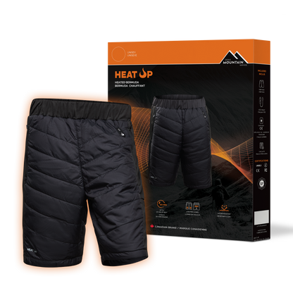 Heatup heated shorts mountain series packaging