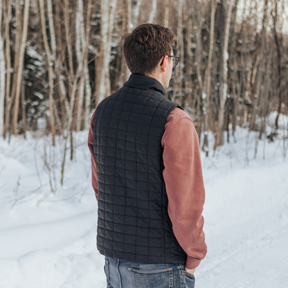 Men’s Heated Vest – Mountain Series wear back view outside