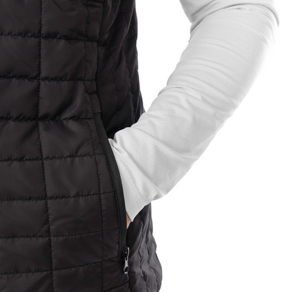 Women’s Heated Vest – Mountain Series hand pocket close up