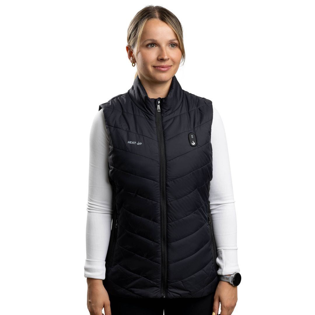 Women’s Heated Vest – Mountain Series wear front view