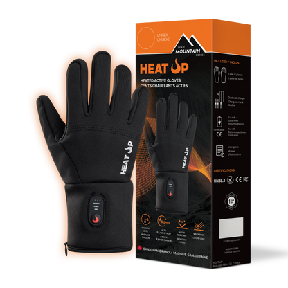 Gants chauffants Actif – Série MOUNTAIN – Unisexe