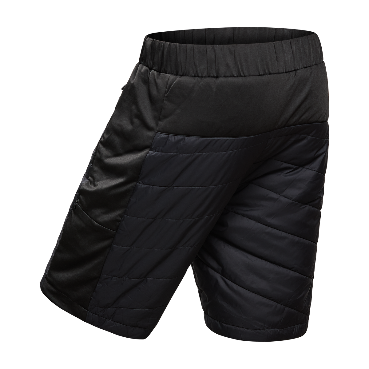 heatup heated shorts mountain series back angled view