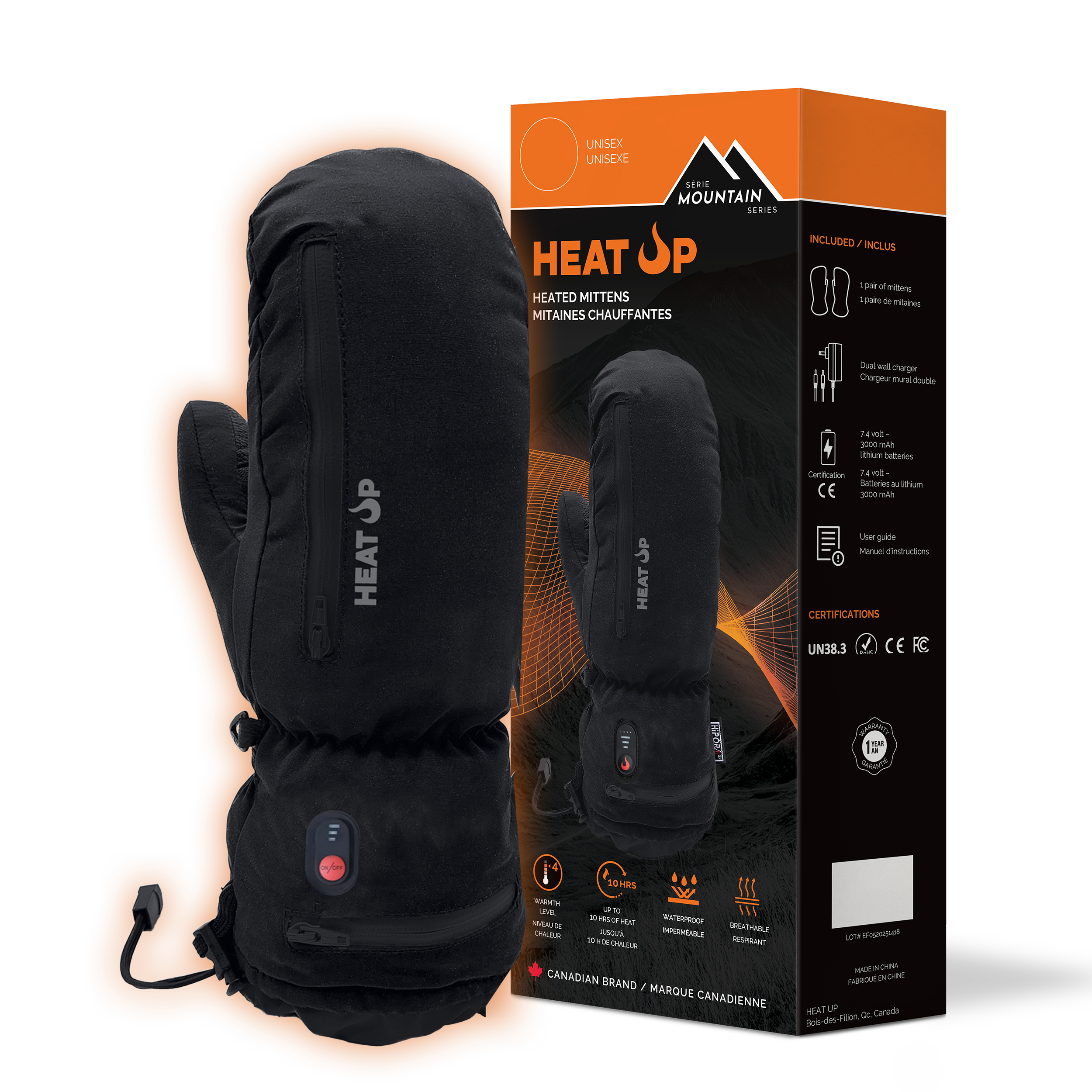 Gants Chauffants USB 5V Pour L'hiver - Moufles Pour Moto, Déneigement, Pêche, Jardinage Et Activités Extérieures