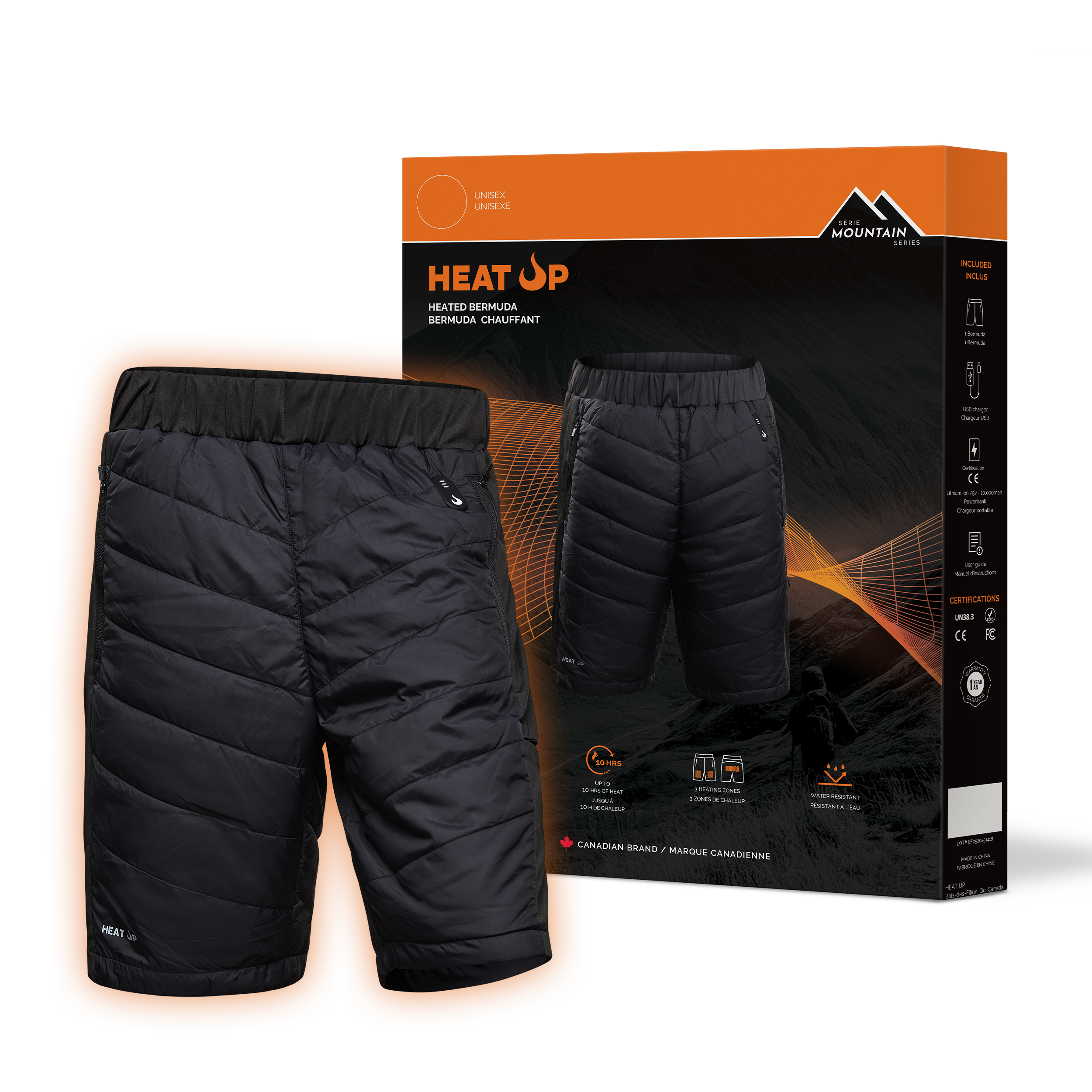 Heated Shorts - MOUNTAIN series